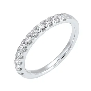 14KT White Gold & Diamond Classic Book Split Pave Fashion Ring   - 1/3 ctw