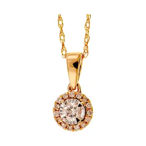 14KT Yellow Gold & Diamond Classic Book Neckwear Pendant  - 1/10 ctw