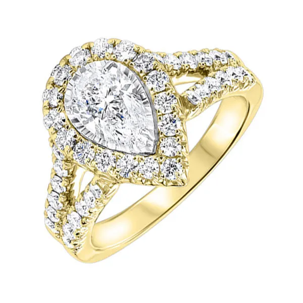 18KT Yellow Gold & Diamond Fashion Ring -1-1/2 ctw