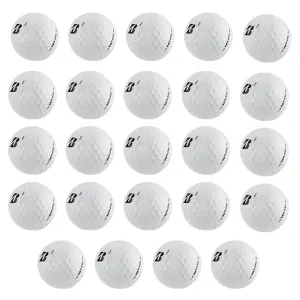 36 Bridgestone B RX White Golf Balls - Recycled 5A/4A