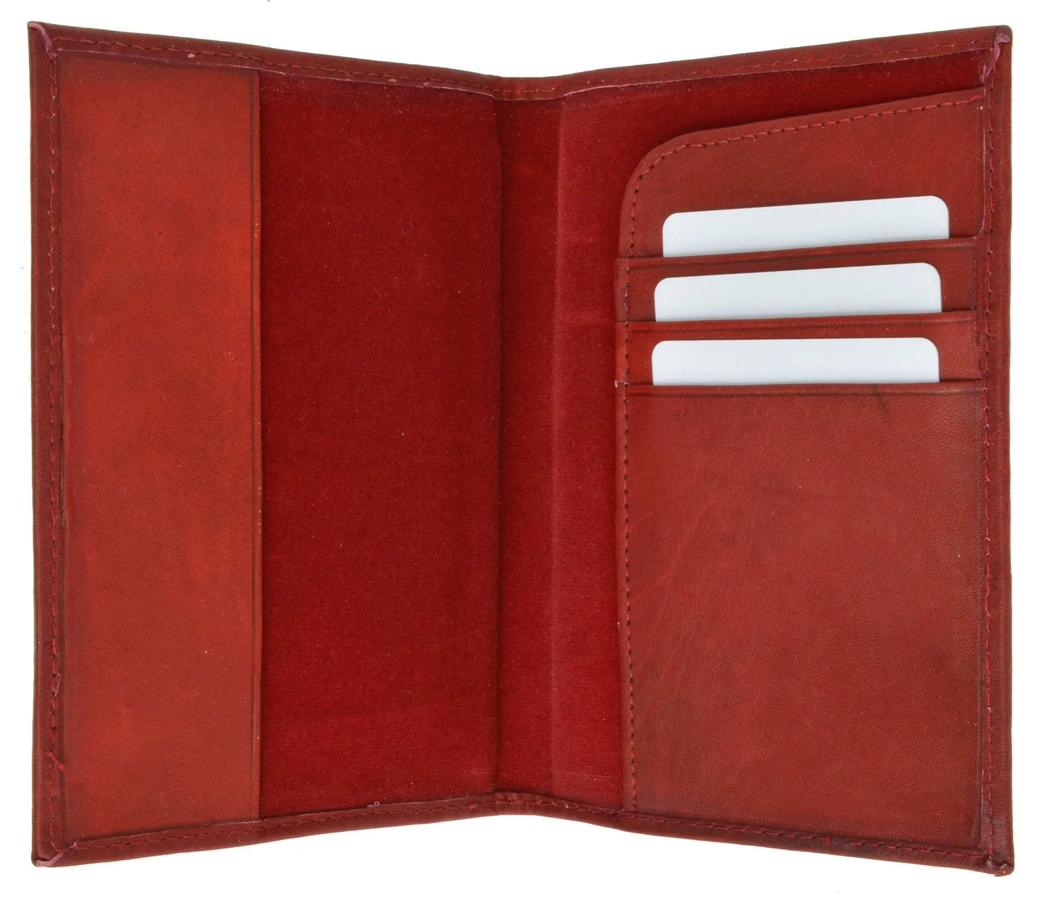 601CF USA-IMPRINT/Leather Passport wallet with Card holder