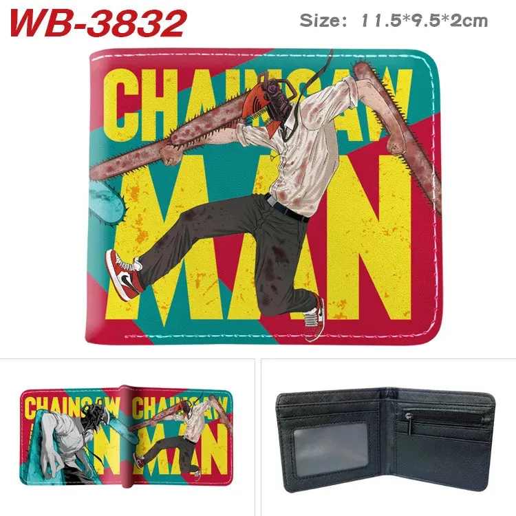 Chainsaw Man Animation Derivative Cartoon Wallet Coin Purse with Card Holder