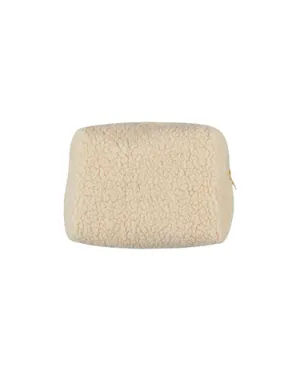 Chalk Sherpa Box Bag in Bone