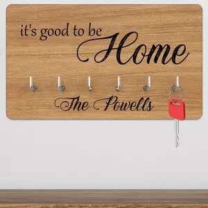 Charming Home Key Organiser - Family Welcome Wall Mount - Stylish Design