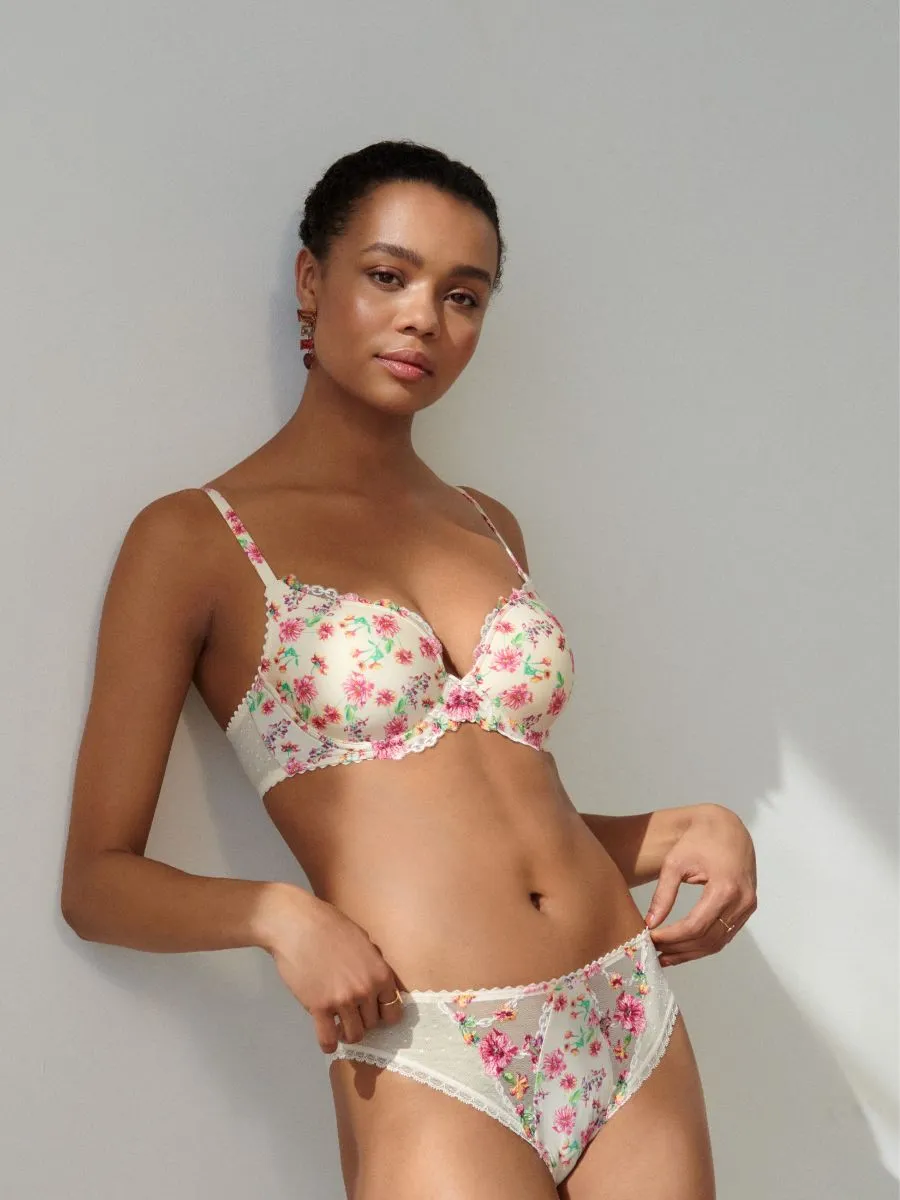 Chen Heartshape Bra - Pearled Ivory