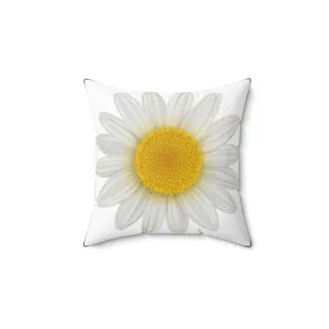 Daisy Spun Polyester Square Pillow