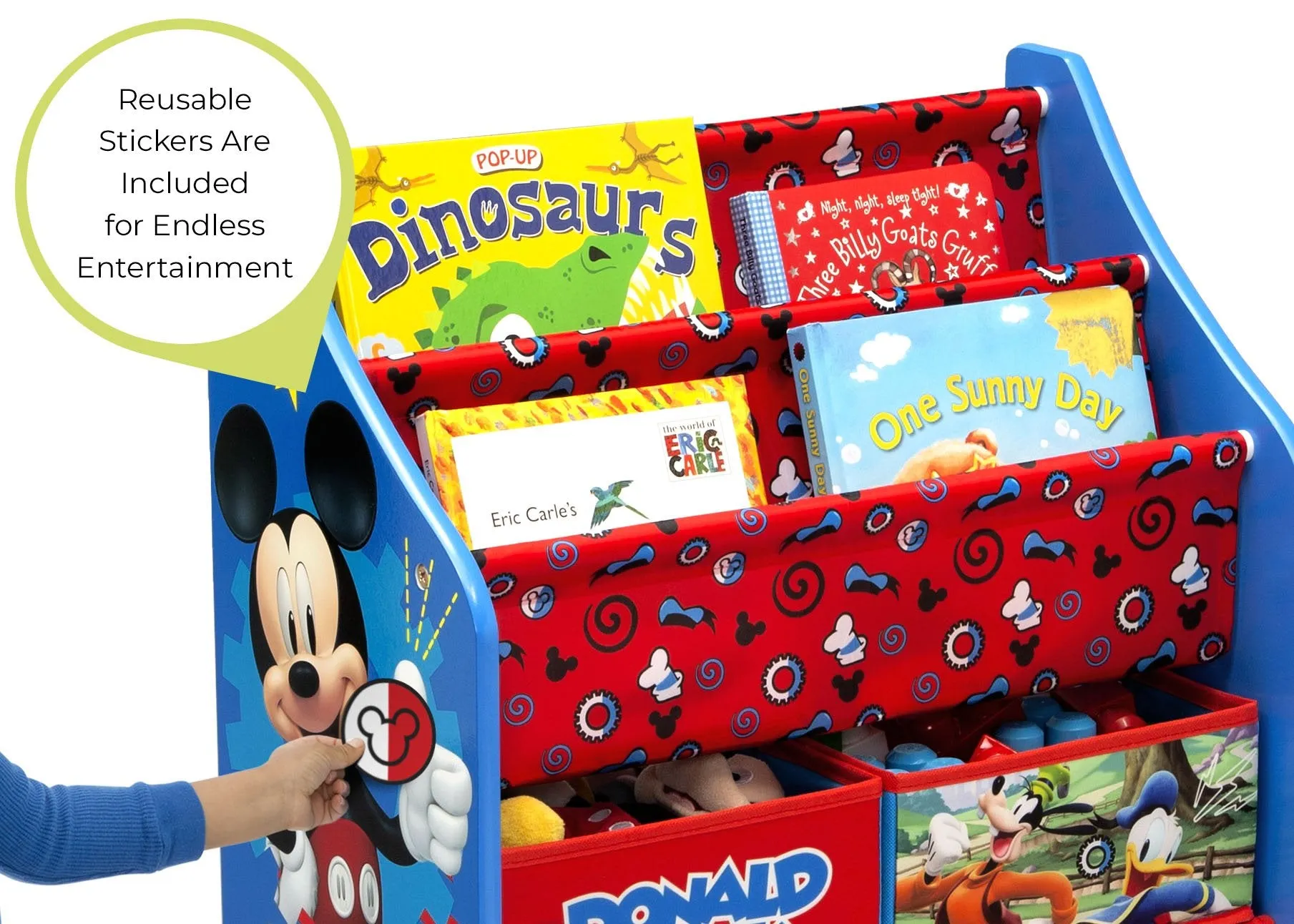 Disney Mickey Mouse Toy and Book Organizer