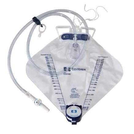 Dover™ Urine Drainage Bag, Luer-Lock Sampling Port