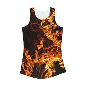 fireflames Flames Racerback Women Tank Top