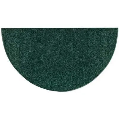 Flame Resistant Green Polyester Rug