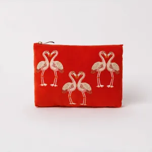 Flamingo Makeup Bag