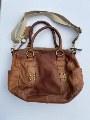 Fossil Leather Handbag