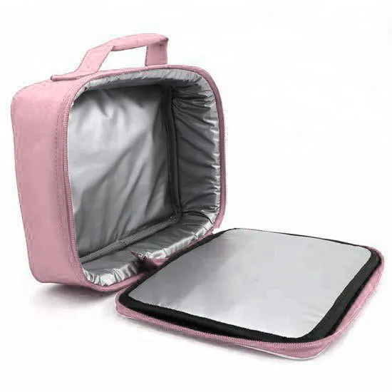 FULL CARTON - 40 x Cooler Bags - SMALL - PINK -  24cm x 18cm x 7cm