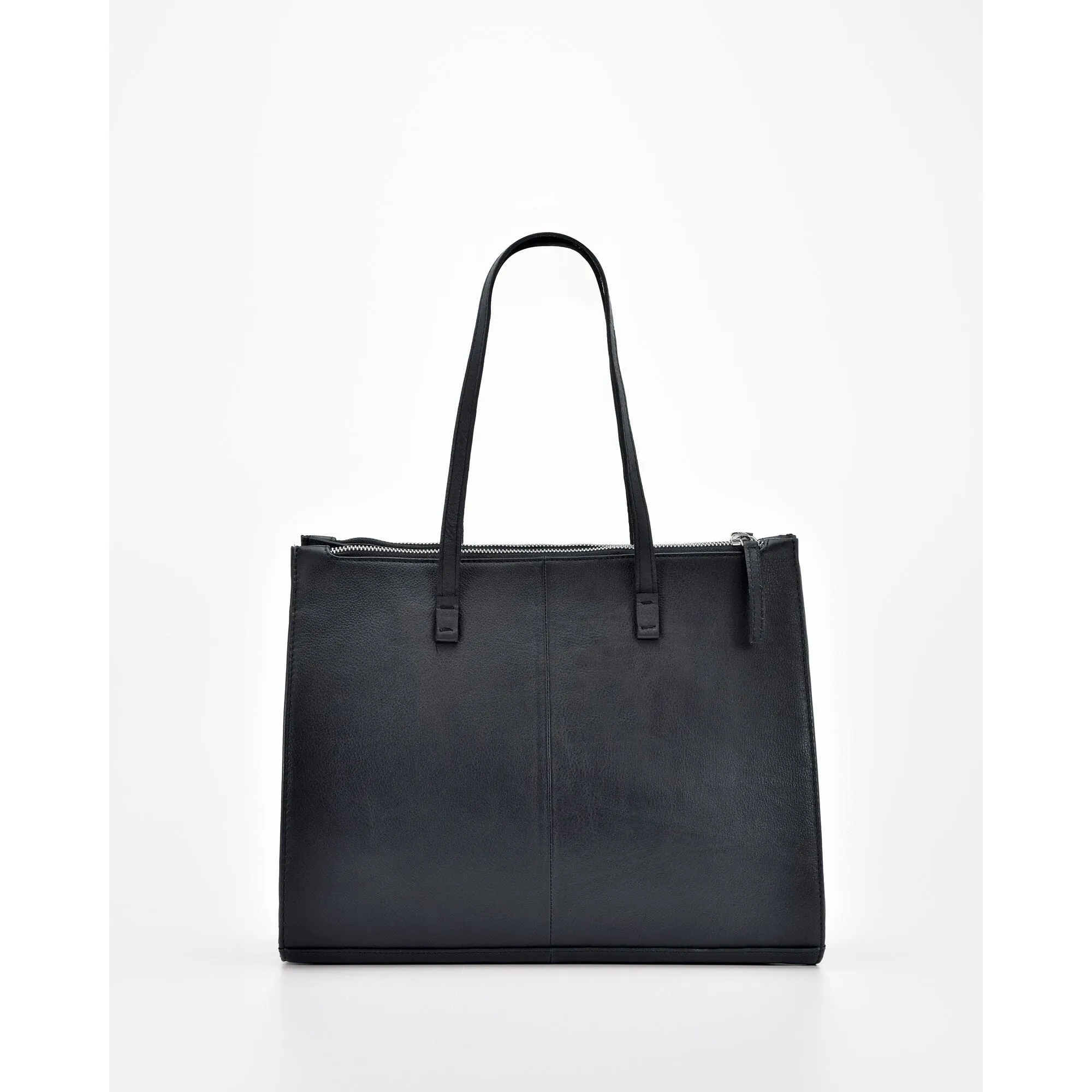 GABEE LEATHER CANNINGTON TRIPLE COMPARTMENT TOTE