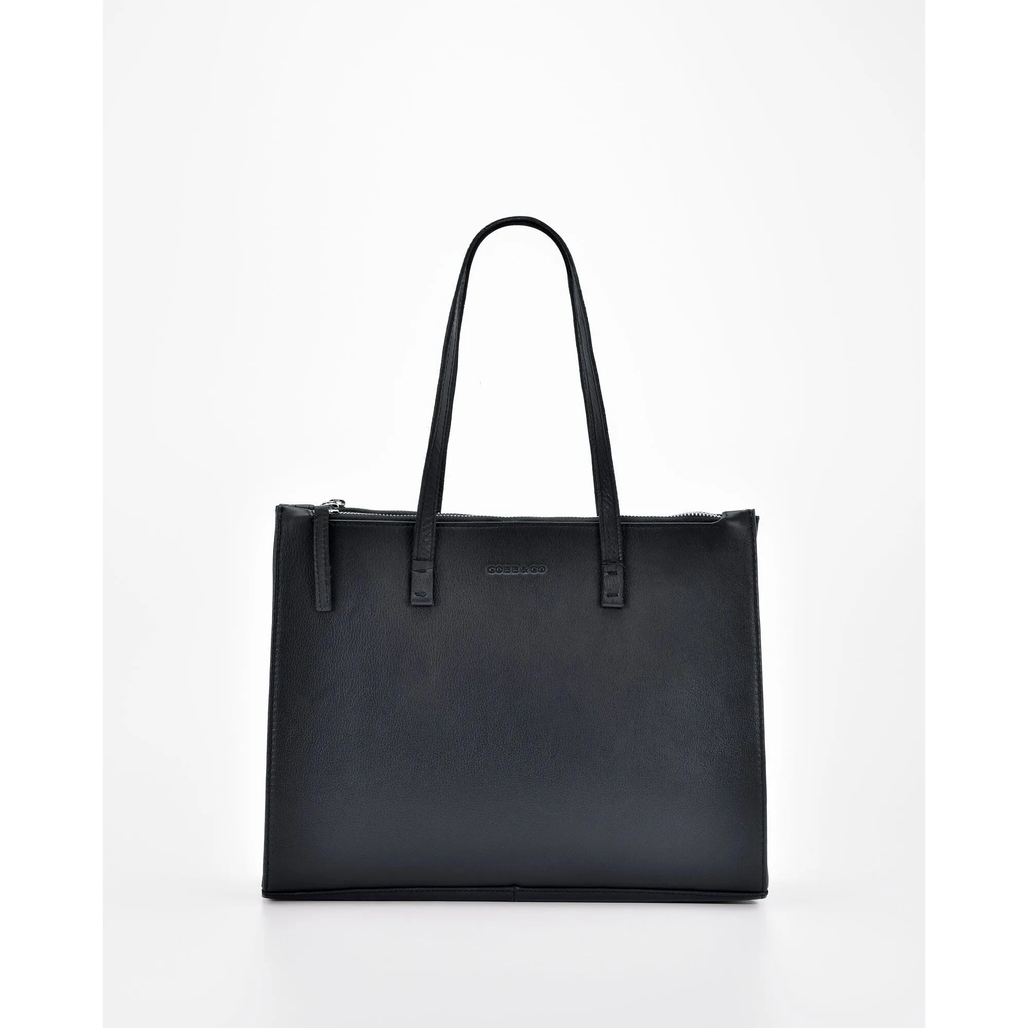 GABEE LEATHER CANNINGTON TRIPLE COMPARTMENT TOTE