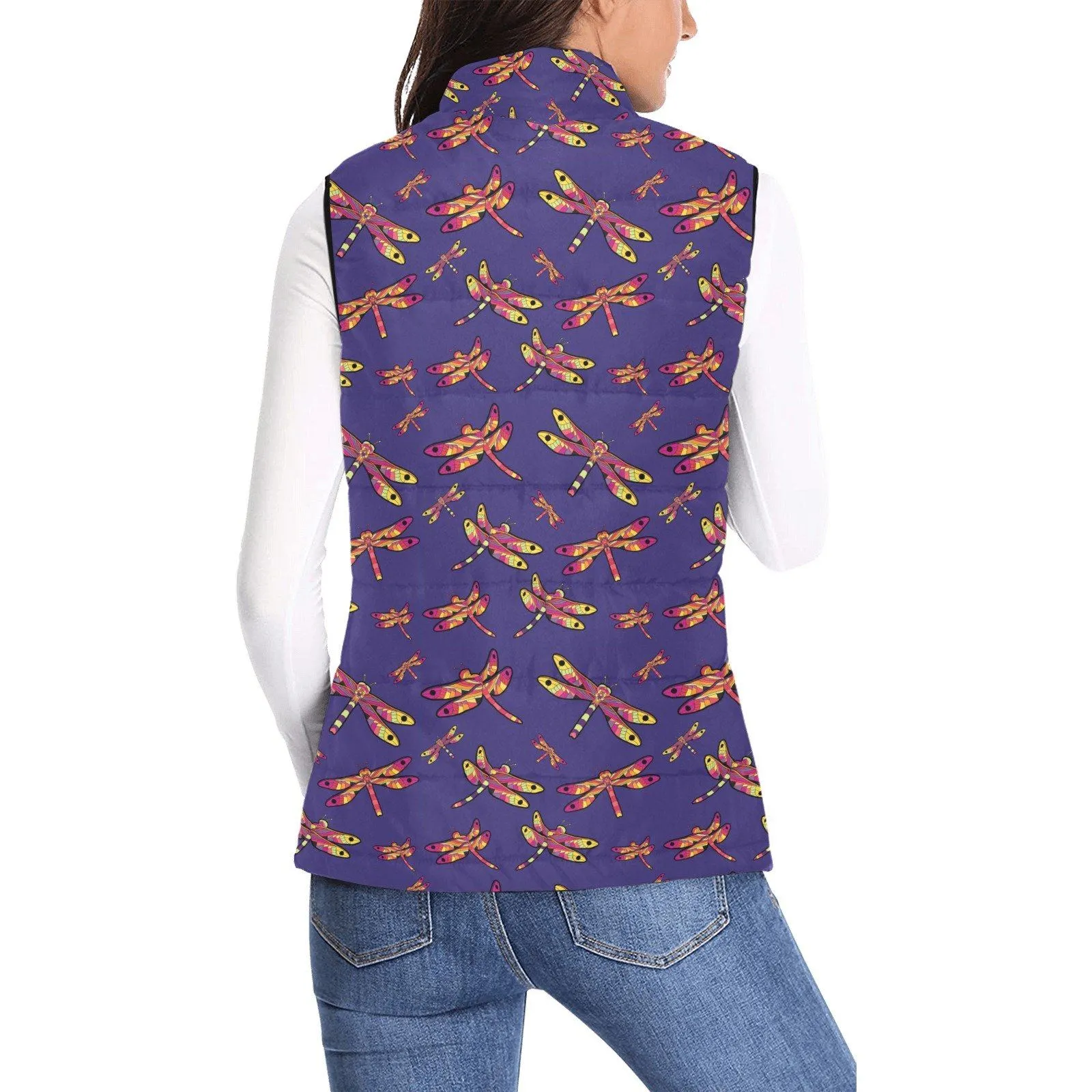 Gathering Purple Women's Padded Vest Jacket