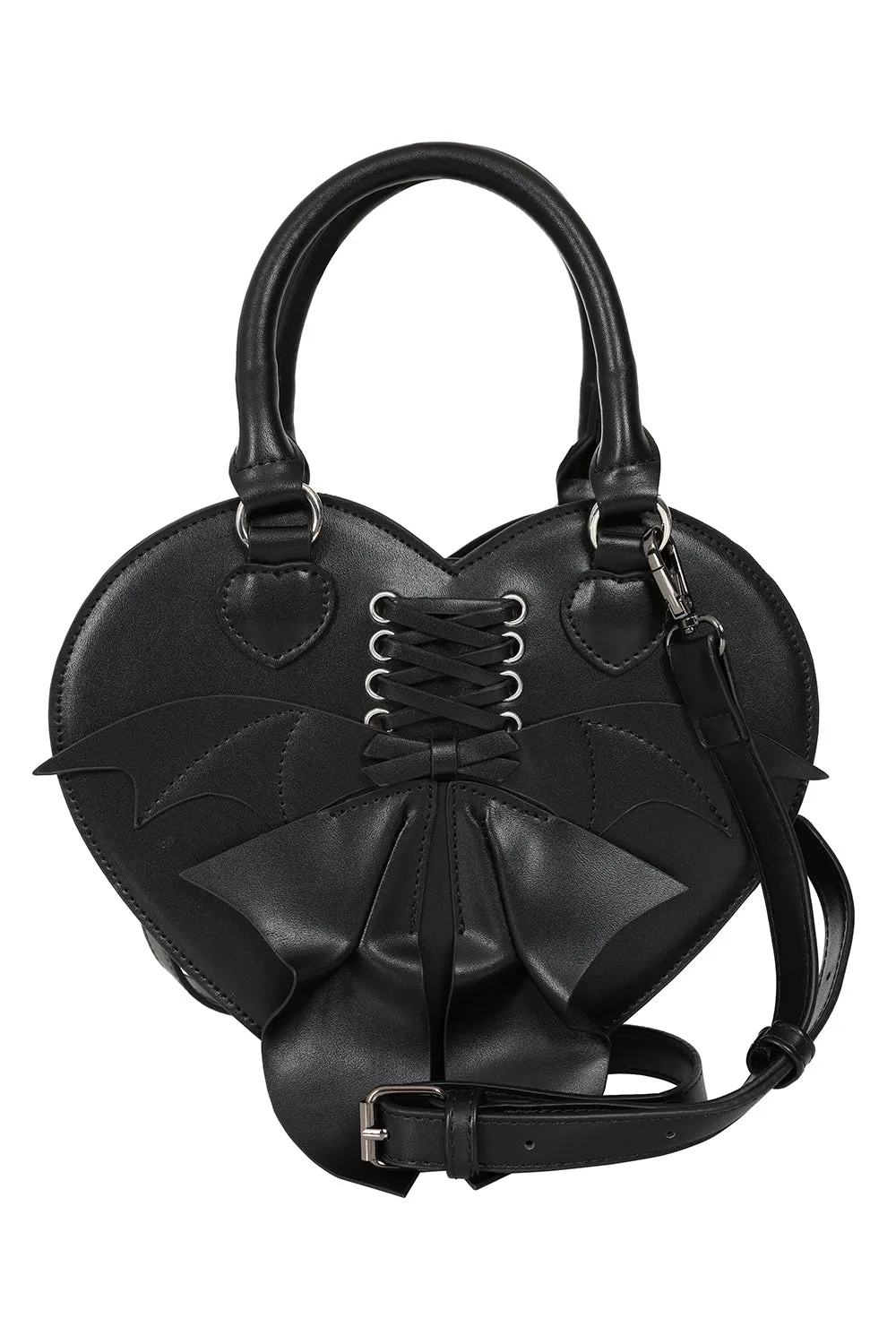 GLAMORAMA HEART SHAPED BAG