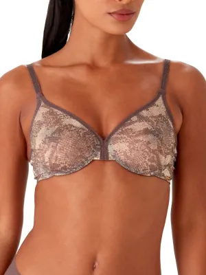 Gossard Glossies Snake Moulded Bra - Snake Print