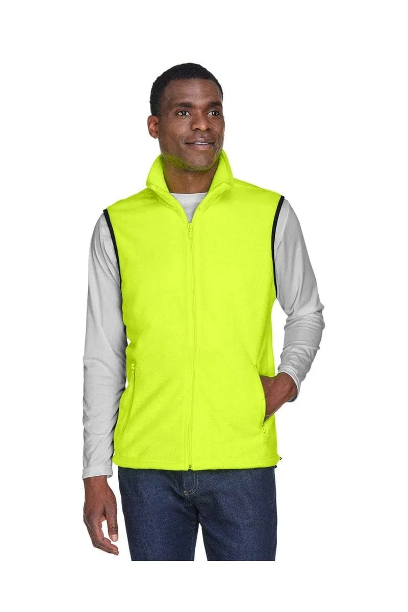 Harriton M985: Adult 8 oz. Fleece Vest