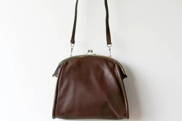 Jeanne frame bag - choc