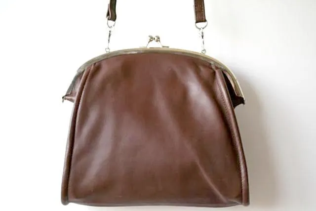 Jeanne frame bag - choc