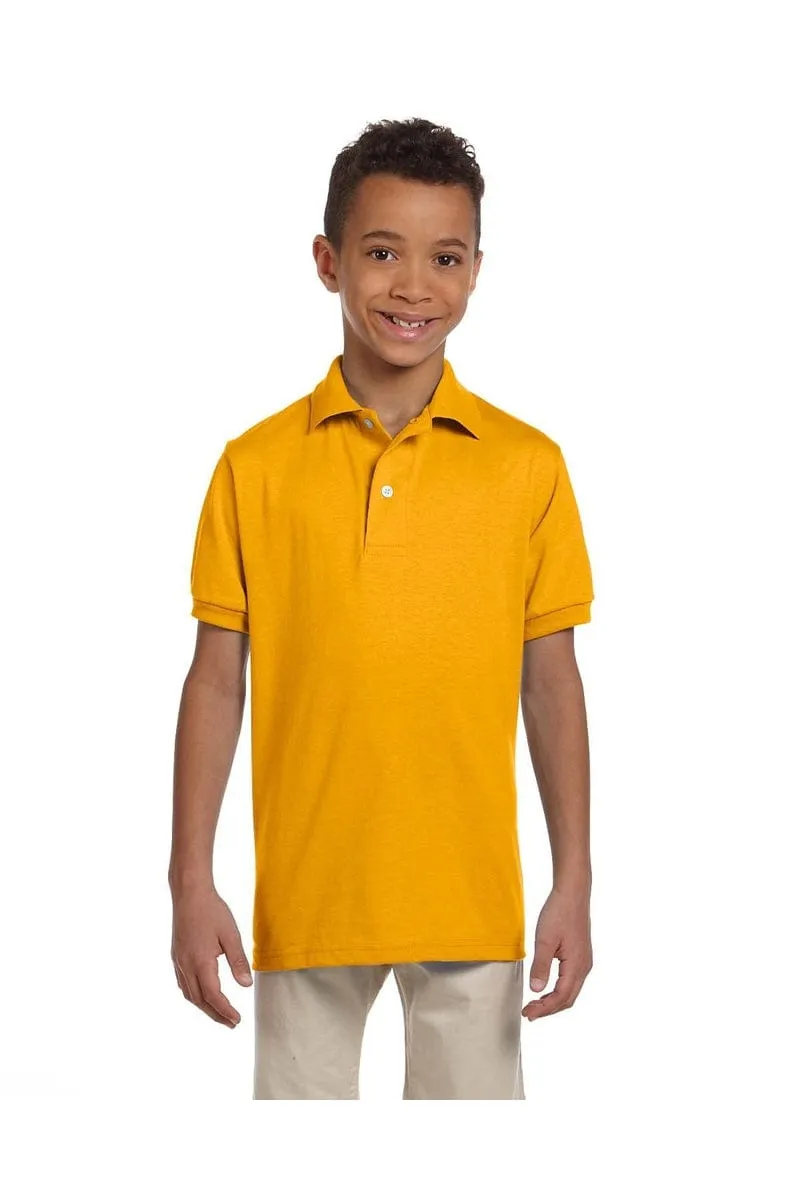 Jerzees 437Y: Youth 5.6 oz. SpotShield(tm) Jersey Polo