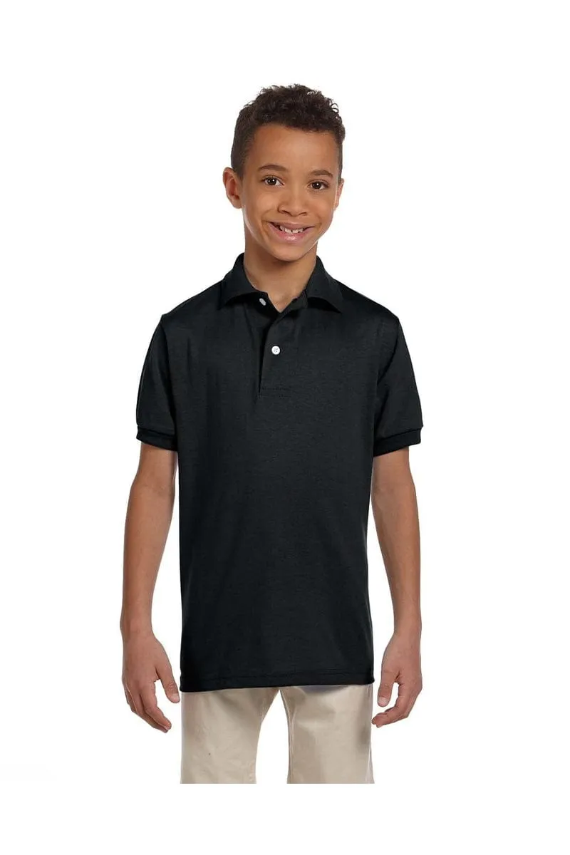 Jerzees 437Y: Youth 5.6 oz. SpotShield(tm) Jersey Polo