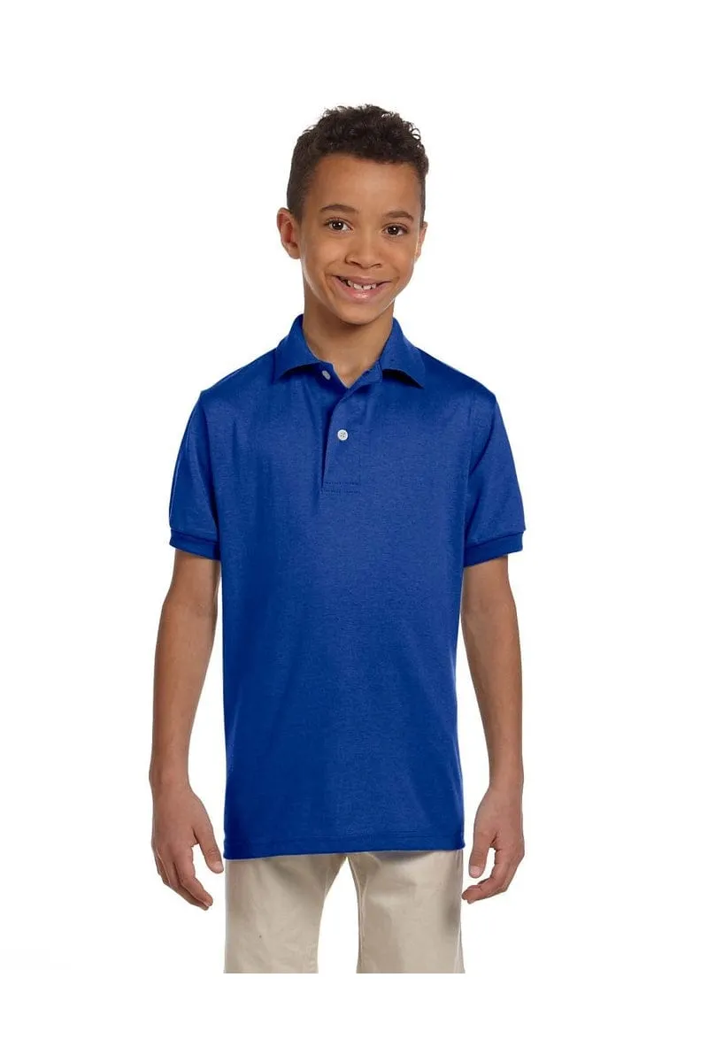 Jerzees 437Y: Youth 5.6 oz. SpotShield(tm) Jersey Polo