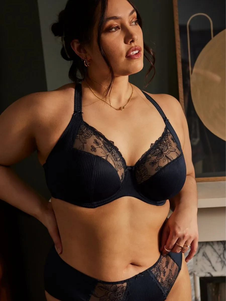 Karis Full Cup Bra - Midnight