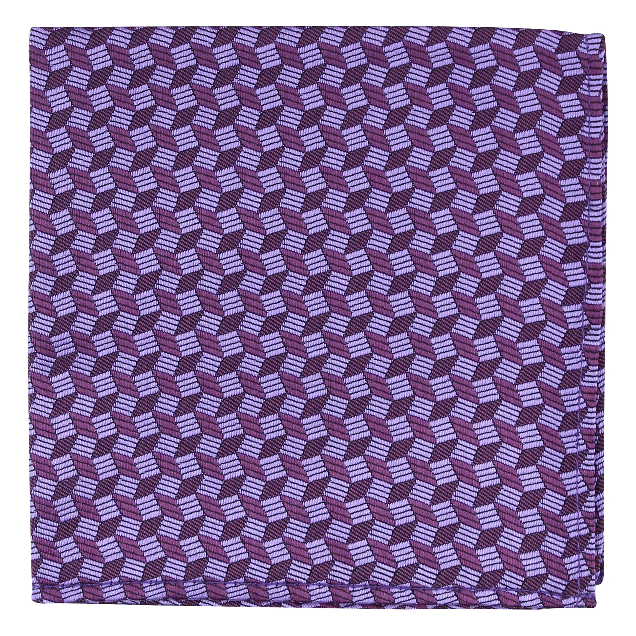 Kovove The Abstractzoid Purple Pocket Square For Men