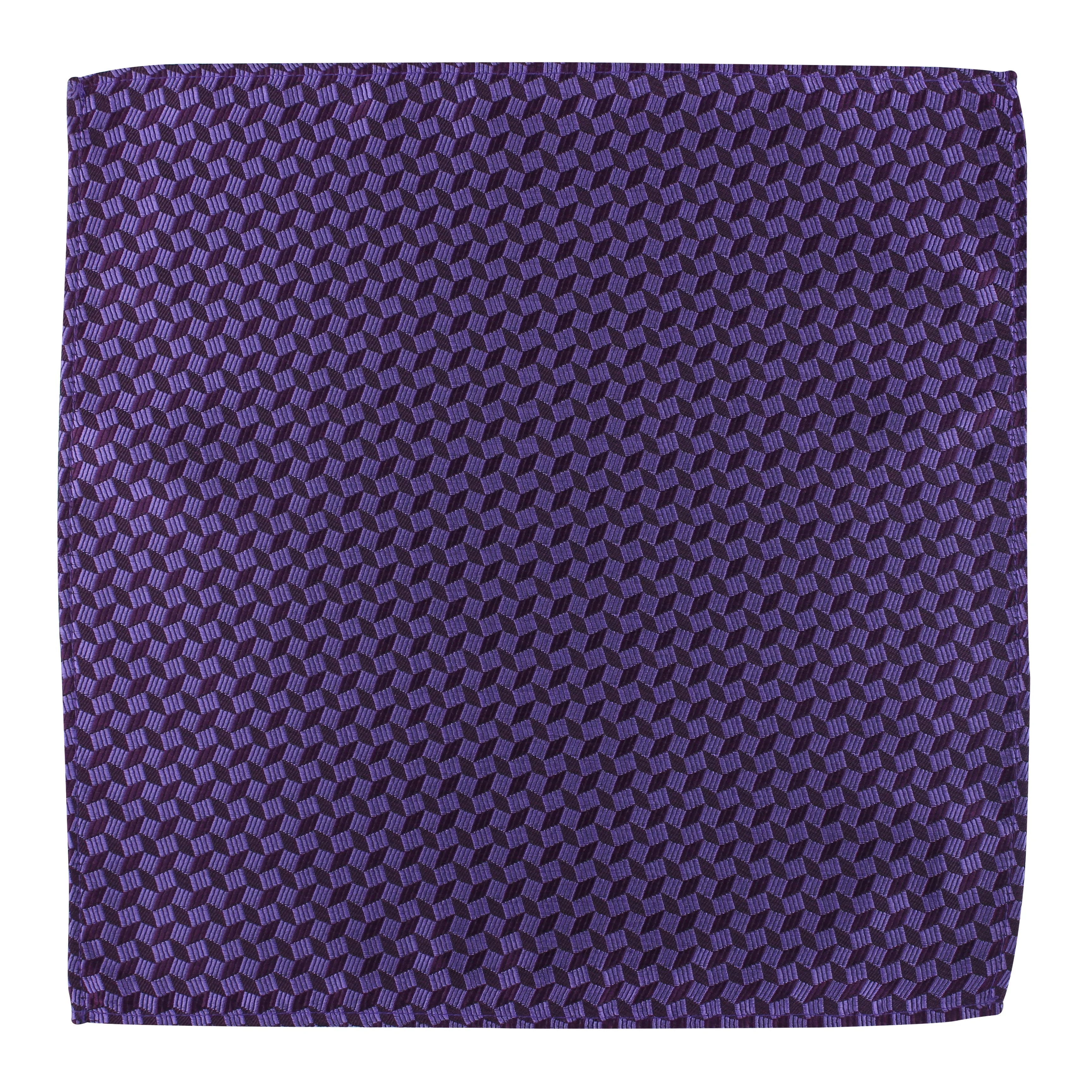 Kovove The Abstractzoid Purple Pocket Square For Men