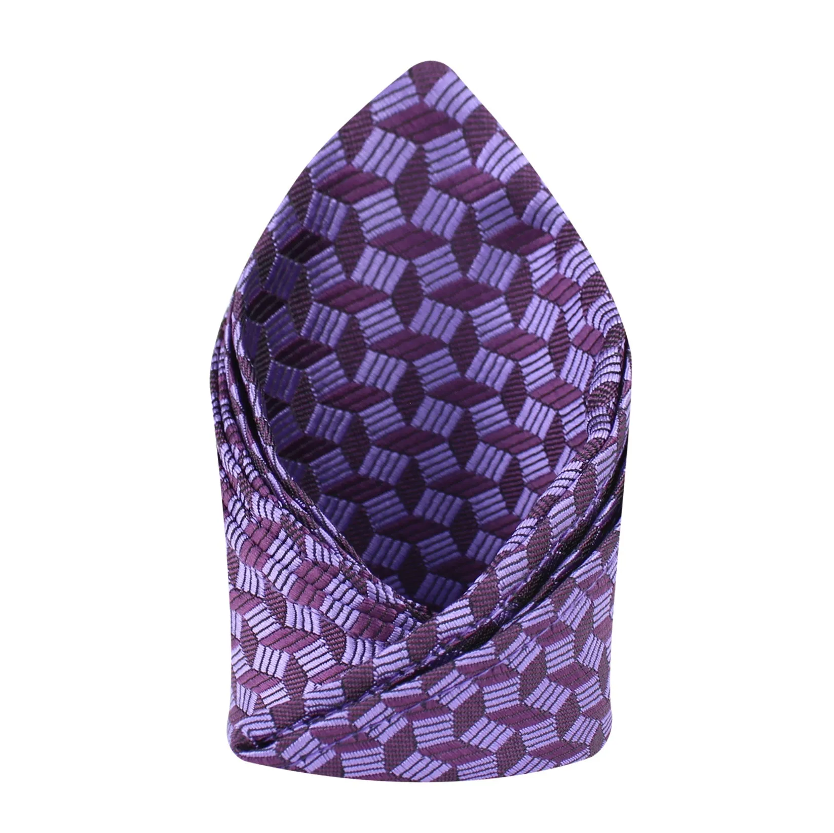 Kovove The Abstractzoid Purple Pocket Square For Men