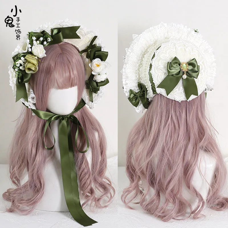 Lily of the Valley Floral Bonnet