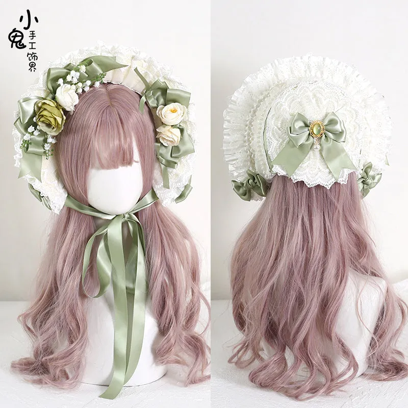 Lily of the Valley Floral Bonnet