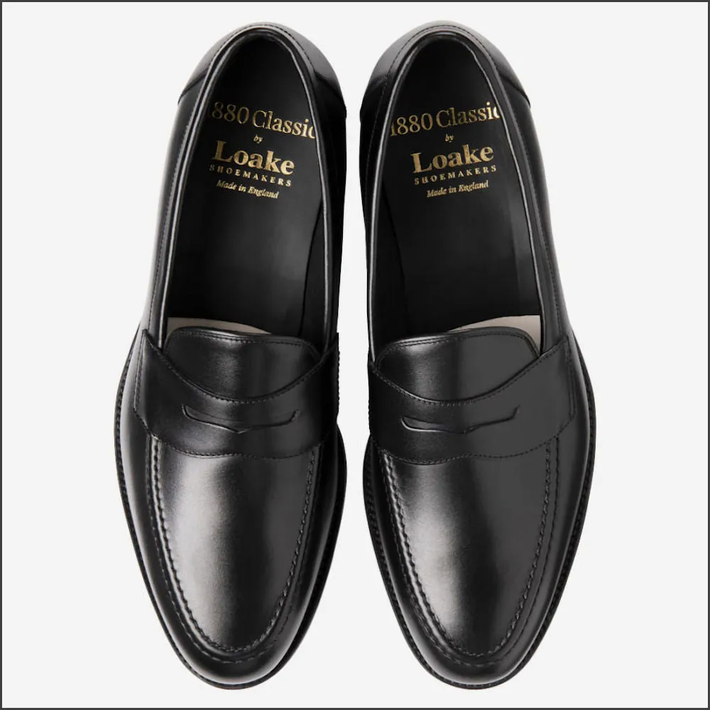 Loake Hornbeam Carbon Black Loafer-