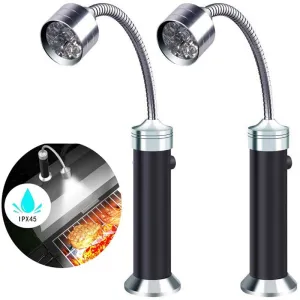 Magnetic Outdoor BBQ Barbecue Grill Lights Adjustable Flexible Led