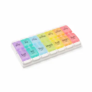 Medline 7-Day Pill Organizer Multicolor 2X/Day