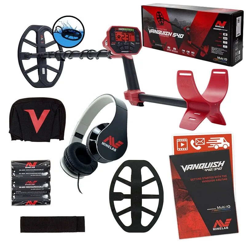 Minelab VANQUISH 540 Metal Detector Complete Package - PKSD