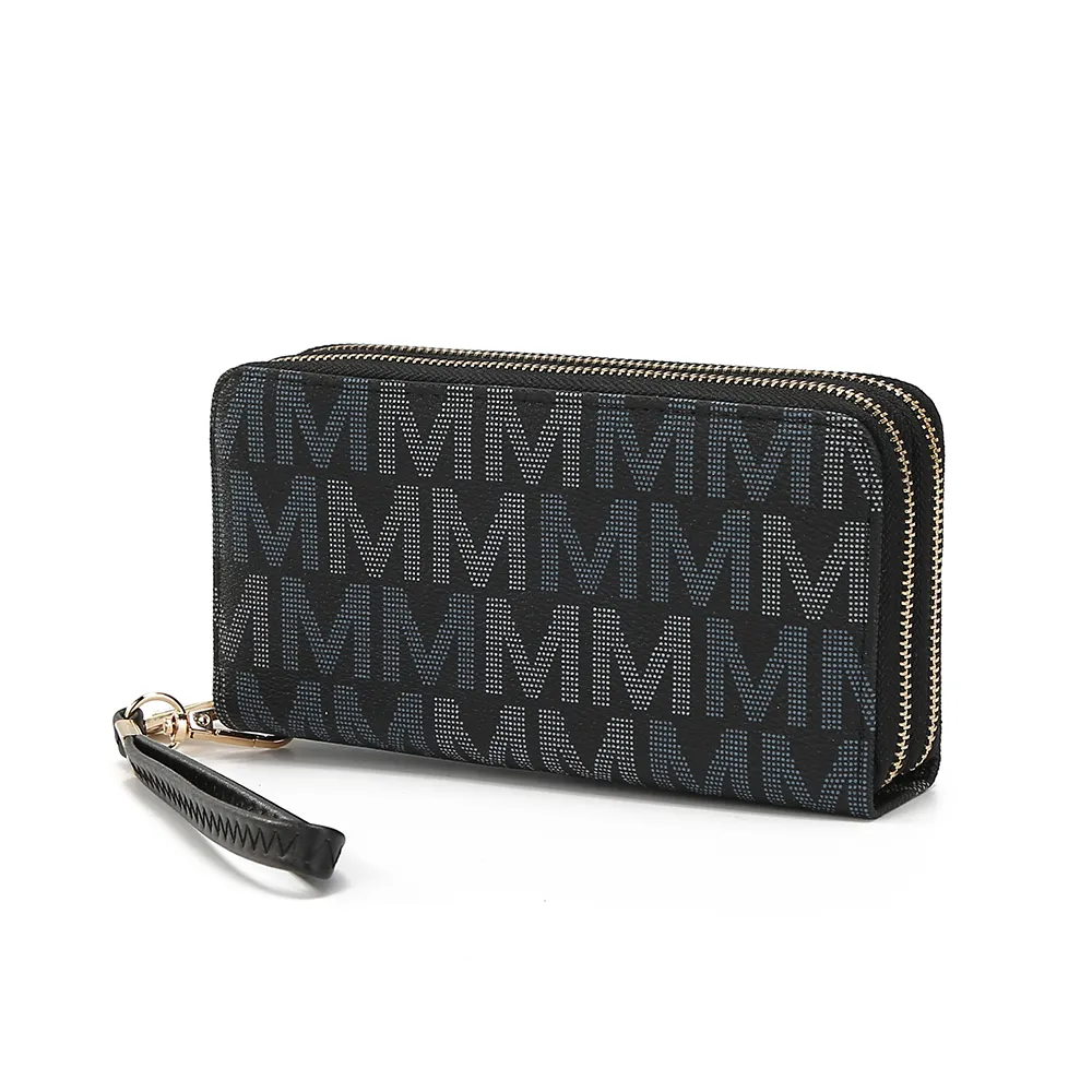 MKF Collection Hofstra M Signature Wallet Wristlet by Mia k