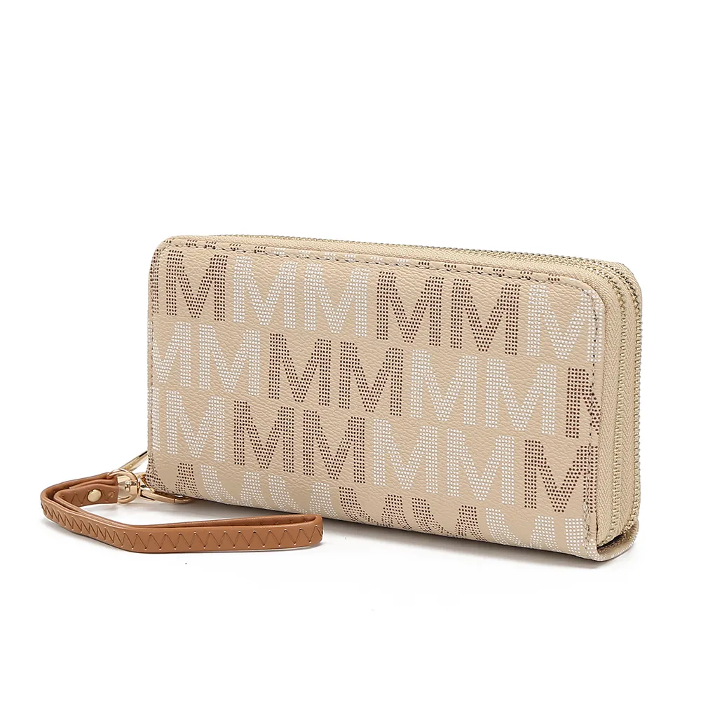 MKF Collection Hofstra M Signature Wallet Wristlet by Mia k