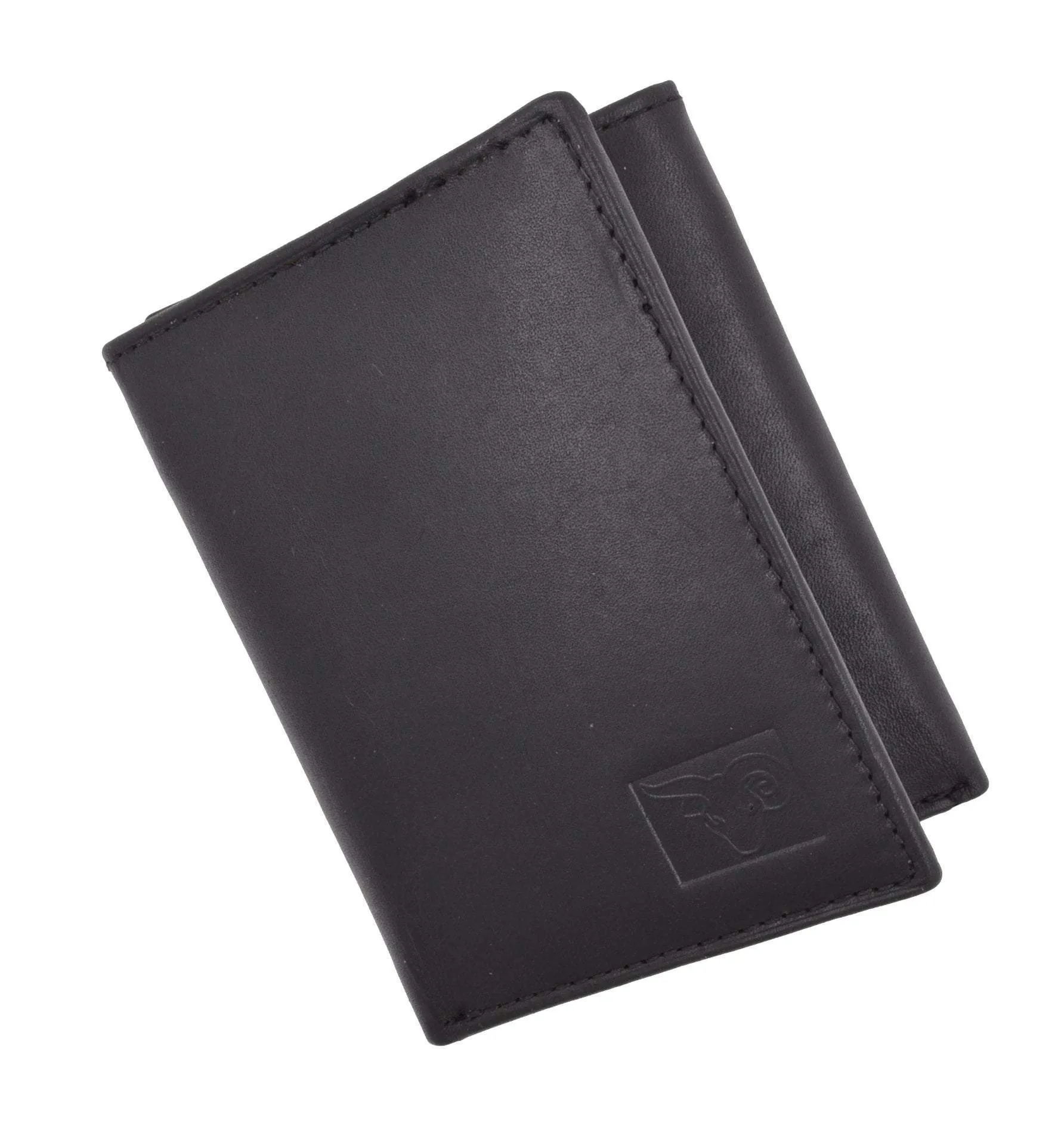 New Cavelio Mens Genuine Leather ID Card Bill Holder Trifold Wallet 731107 (C)