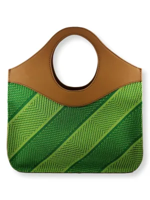 O-Handle Handbag - Vivid Greens