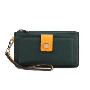 Olympe Vegan Leather Women Wristlet Wallet