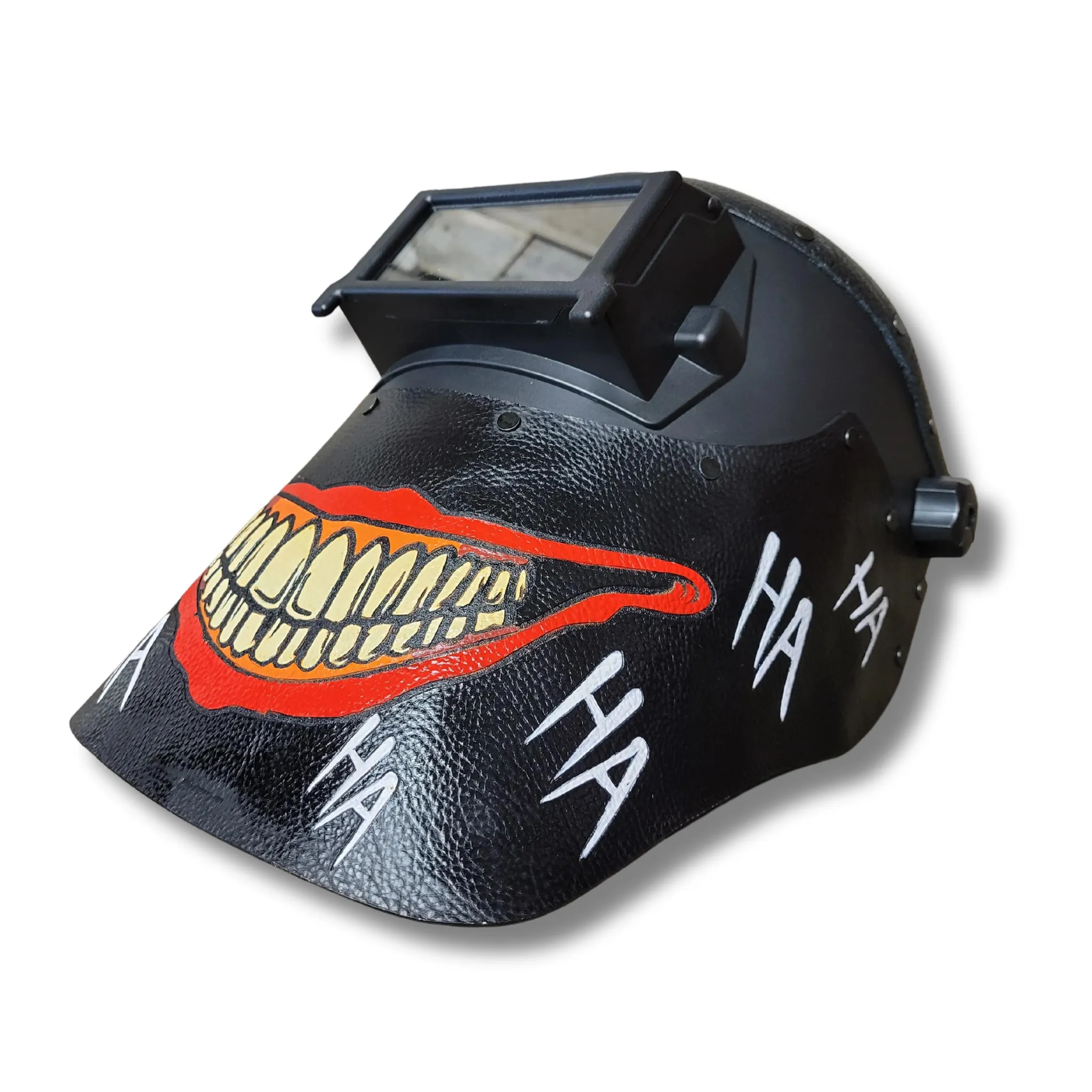 Outlaw Leather - Welding Hood - Joker Smile