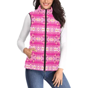 Pink Star Women's Padded Vest Jacket