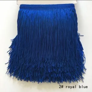 Polyester Fringing - Royal Blue