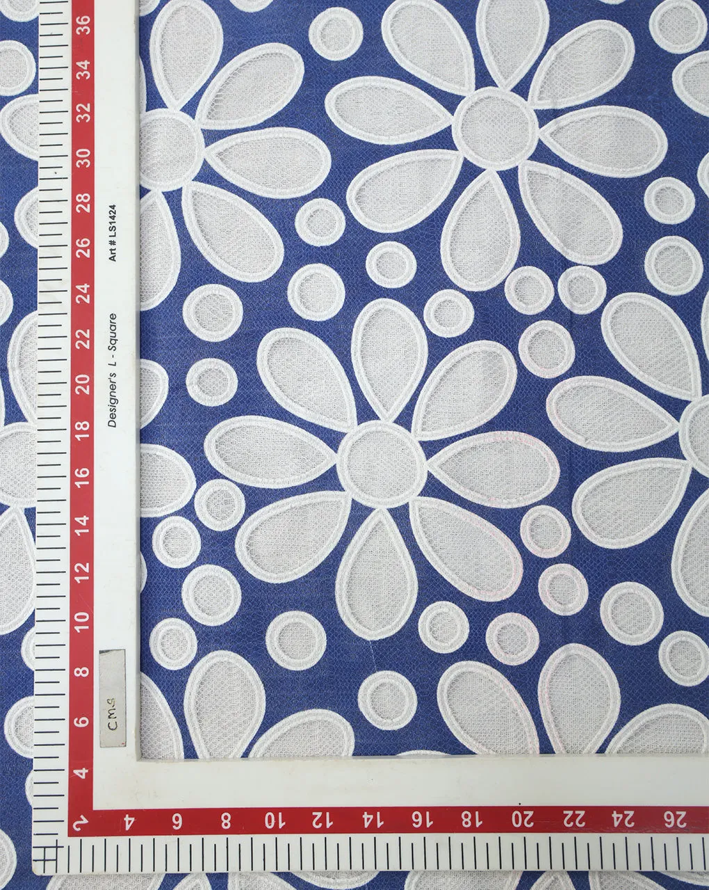 POLYESTER RUBBER PRINT LACE FABRIC