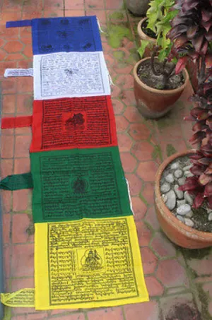 Polyester Vertical Tibetan Prayer Flags