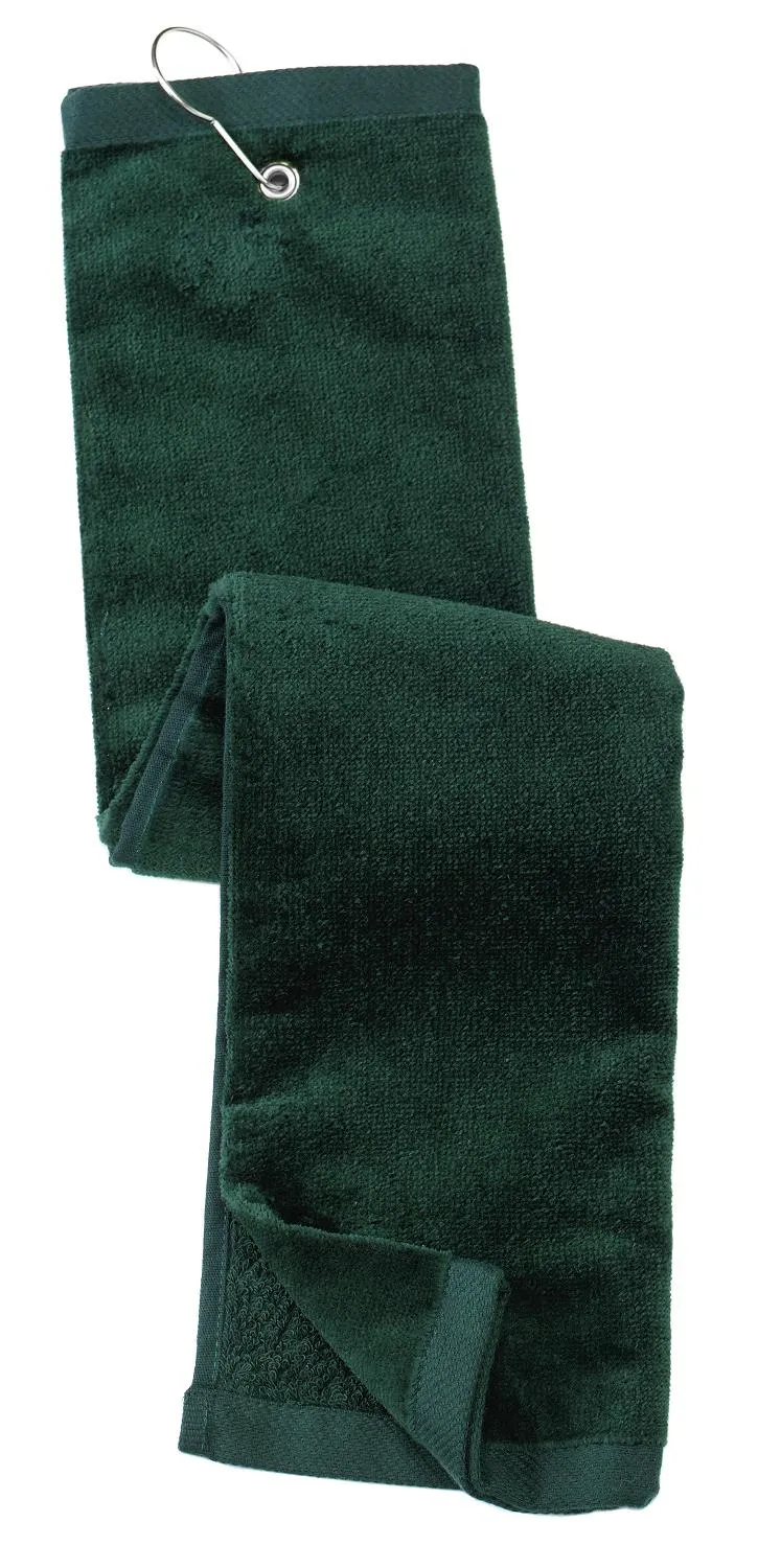 Port Authority Grommeted Tri-Fold Golf Towel. TW50