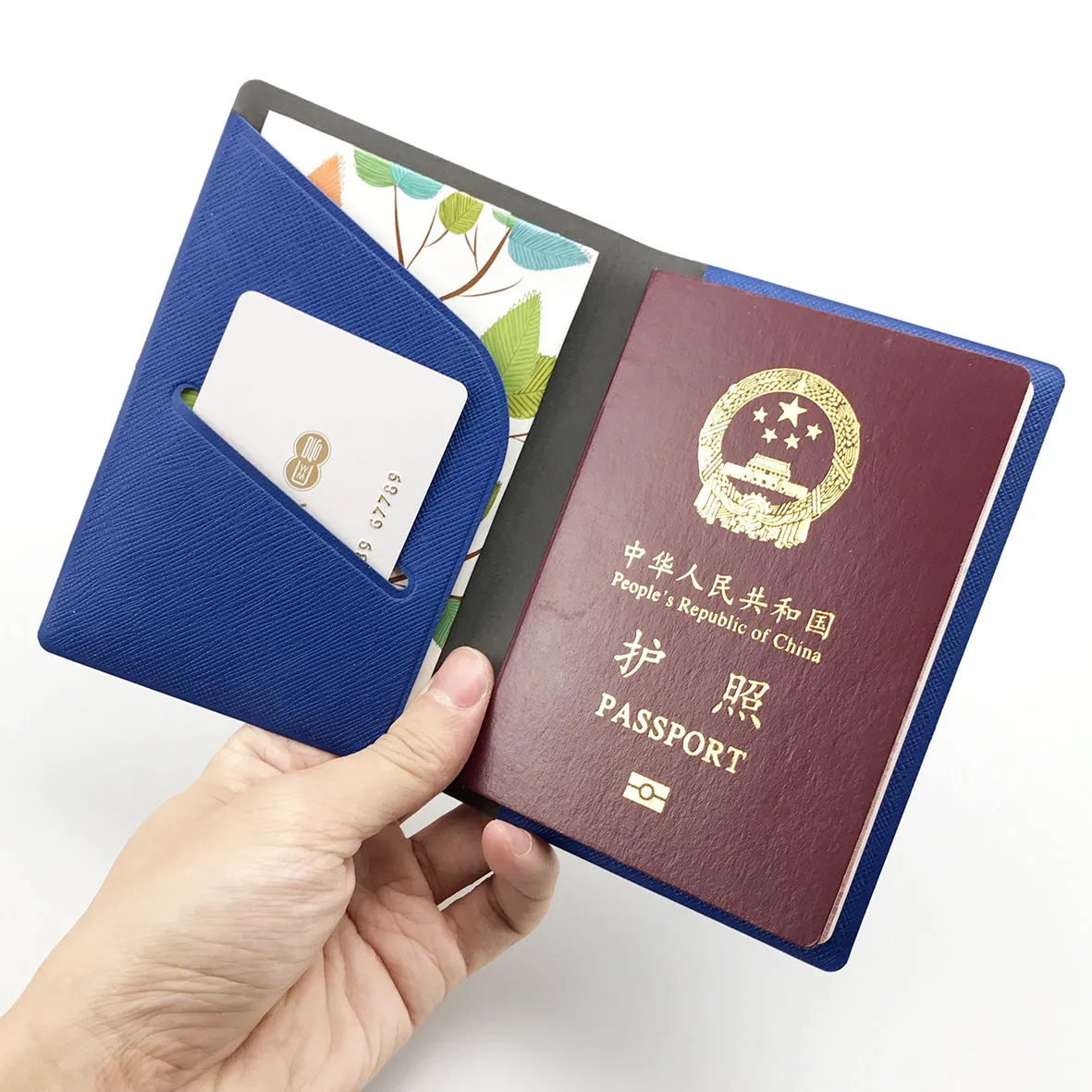 Portable multi-functional passport bag customized